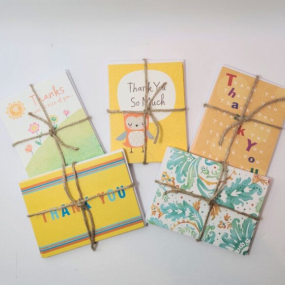 Butterfly Tin Gift Set – 87 Piece Bundle – Thank You Cards, Pens, Notebook, etc - Picture 5 of 11